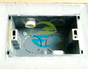 IEC60669 Peralatan Uji Uji Peningkatan Suhu Kayu Kotak Tersembunyi Kotak Pemasangan Flush Soket Rumah Tangga