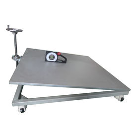 Harga yang pantas Tester Peralatan Listrik 100mm Jalur miring Uji Bench dengan Kaki yang Dapat Disesuaikan on line