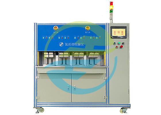 380V / 50Hz Peralatan pengujian kebocoran helium dengan kontrol PLC 8 stasiun