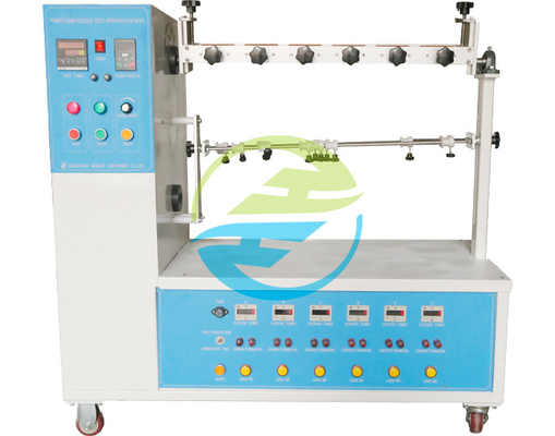 Harga yang pantas Rate Of Flexing 10~60 Rpm Power Cord Flexing Tester yang disesuaikan dengan Socket Tester on line