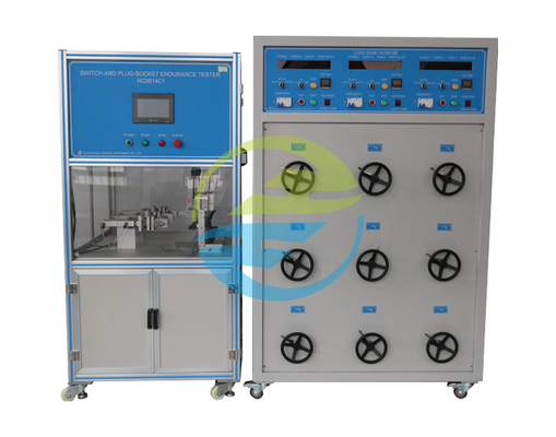 Harga yang pantas Tiga - Posisi Switch Plug And Socket Life Test Mesin Load Test Untuk Plug Socket Tester on line