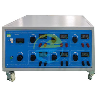 Harga yang pantas Mesin Pengelompokan Kabel Daya Sistem Beban Peralatan Pengujian Kabel 6-Stasiun 0-40A Akurasi Ammeter arus yang dapat disesuaikan ± 1% on line