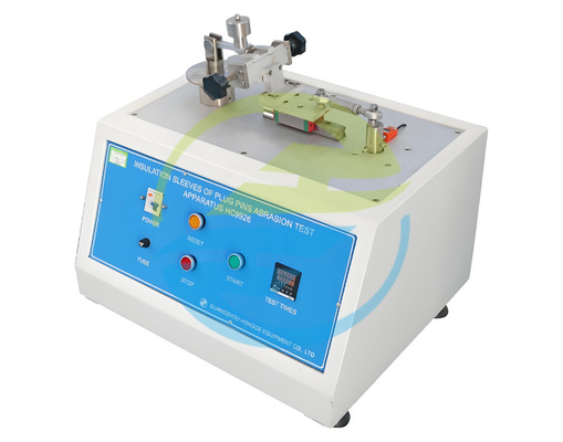 Harga yang pantas Penguji Abrasi Selongsong Isolasi Steker IEC 60884 30 Siklus/Menit, Langkah 9mm on line