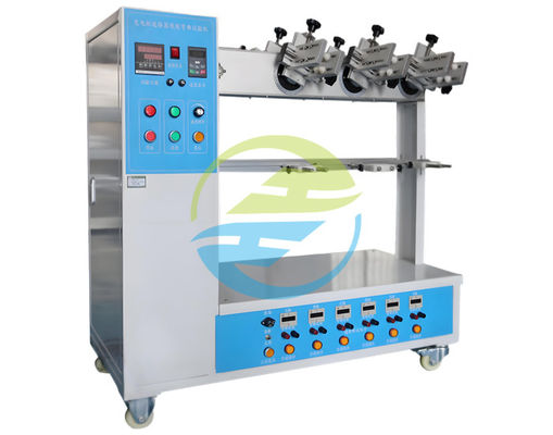 Harga yang pantas EV Charging Connector Cable Tester with 0-60 Times/Min Swing Speed 0-180 Swing Angle and 6 Stations for Tensile Strength and Flex Durability Testing on line