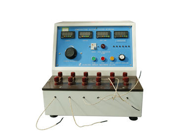 Harga yang pantas Rumah Tangga Plug Socket Tester Untuk Uji Kenaikan Suhu IEC60884-1 Klausa 19 Gambar 44 presisi tinggi 6 stasiun on line