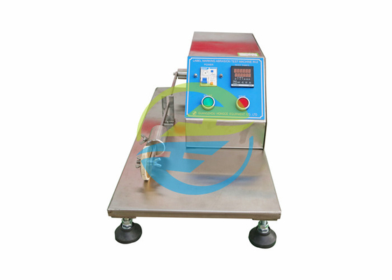 Mesin Uji Abrasi Penandaan Label IEC60730-1 Dengan Roda Gesekan 65 * 7,5mm
