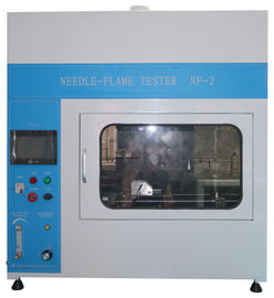 Harga yang pantas PLC Touch Screeen Flammability Tester Needle Flame Test Aparatus Untuk Kabel on line
