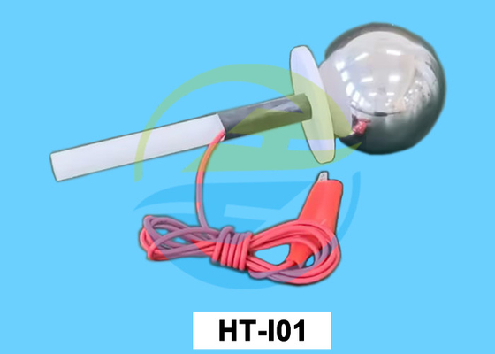 Harga yang pantas Perangkat pengujian IP Probe uji A terbuat dari pegangan nilon dan bola baja IEC60529 IP1 on line