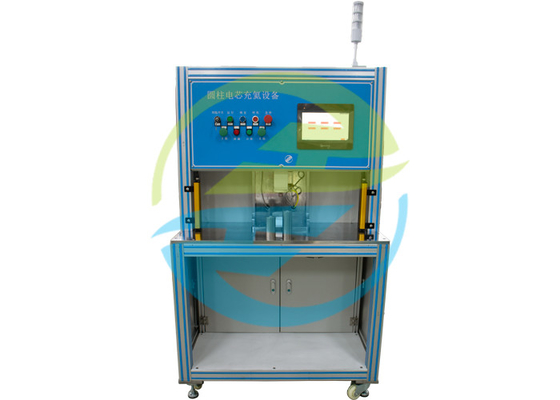 Harga yang pantas Peralatan pengisian helium sel silinder dan pengujian kebocoran helium untuk kendaraan listrik on line