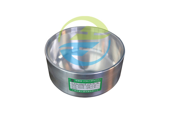 Harga yang pantas Dasar rata Diameter 120mm±10mm Aluminium Vessel untuk Drop Test Untuk Peralatan Pengujian Peralatan Rumah on line
