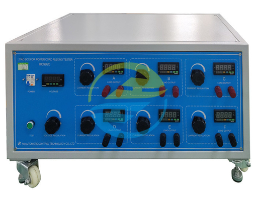 Harga yang pantas Power Cord Bending Machine Power Load Box 0-40A Intelligent Load Test Enam stasiun Peralatan Deteksi Keletihan Kabel on line