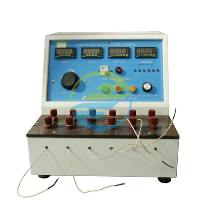 Harga yang pantas HC9910A 6 Stasiun 0-150°C Tester Peningkatan Suhu Tombol Pencetak Presisi Tinggi 0-125A Uji arus <12V Tegangan 220V 50HZ Pasokan Daya IEC UL Standar Alat Pengujian Keamanan Listrik Tester Soket Soket on line