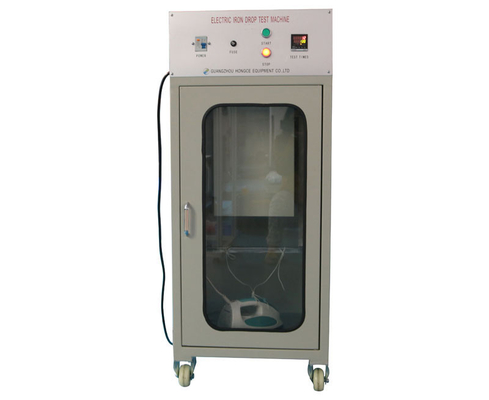 Harga yang pantas Electric Iron Drop Tester Kontrol suhu dan kelembaban presisi tinggi ketinggian penurunan 40mm Badan baja tahan karat Sesuai dengan standar IEC 60335-2-3 Alat pengujian keamanan peralatan rumah tangga on line