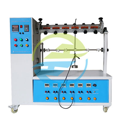 Harga yang pantas 6 Station Power Cord Bending Tester Standar IEC884-1 Mesin pengujian kekuatan tarik on line