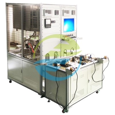 Harga yang pantas Mesin pengujian pompa Otomatis Clamping 80m3/h Kapasitas EV Water Ring Vacuum Pump Test Bench on line