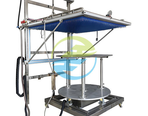 Harga yang pantas Vertical Drip Water Test Equipment with 7 Inch Color Touch Screen 200mm Drip Height and Φ0.4mm Needle Hole for IPX1 to IPX2 Testing on line