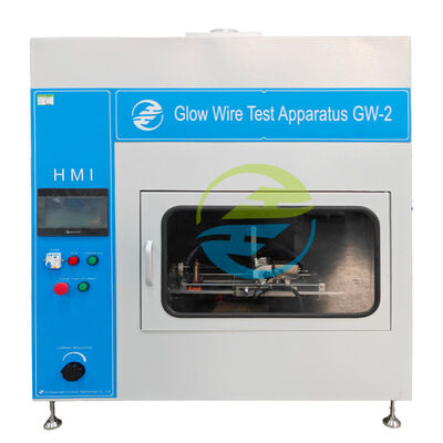 Harga yang pantas Peralatan pengujian mudah terbakar kawat bercahaya yang dapat diandalkan hingga 960°C untuk Evaluasi Bahaya Kebakaran IEC 60695 on line