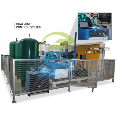 Kualitas Mesin Uji Kebocoran Helium Otomatis Menghasilkan Alarm Palsu Rendah untuk Inspeksi Kompresor pabrik