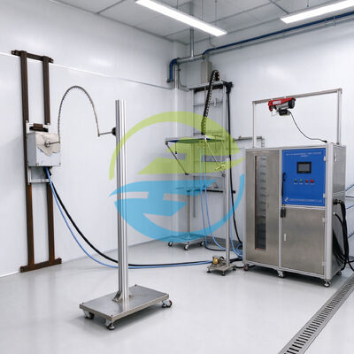 Kualitas IEC 60529 IPX1-IPX8 Integrated Waterproof Test System 1000L Baja tahan karat pabrik