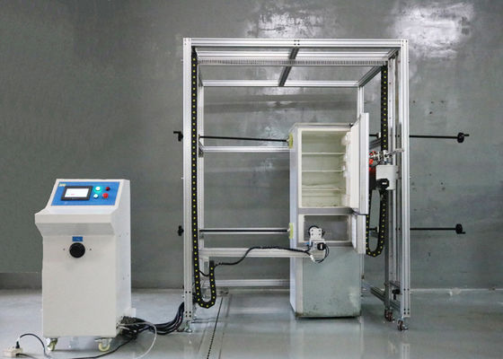 Harga yang pantas 0-360 ° / S PLC Intelligent Integrated Control Kulkas Penguji Ketahanan Pintu on line