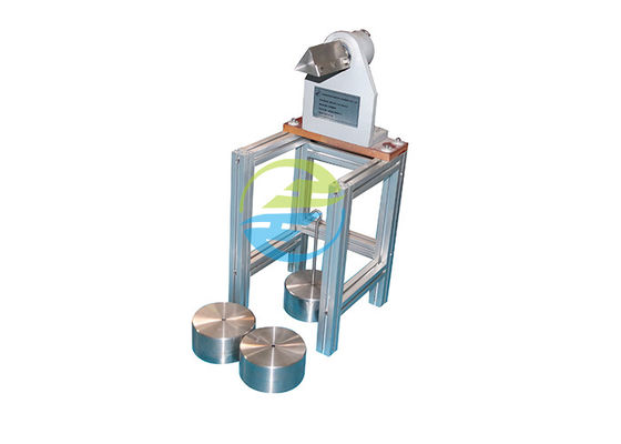 Harga yang pantas IEC60065 Klausul 8.21 Perangkat Uji Mandrel 10 ° Dan Sudut Putar 230 ° on line