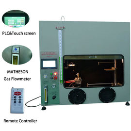 50W 500W Mitsubishi PLC Plastik Vertikal Flammability Tester UL94 Fire Chamber