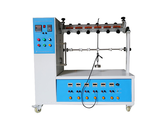 IEC 60884-1 Power Cord Flexing Tester 10-60rpm Tingkat Pelenturan 6 Stasiun Kerja
